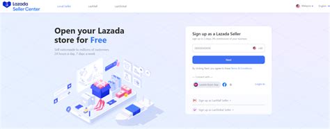 create account in lazada